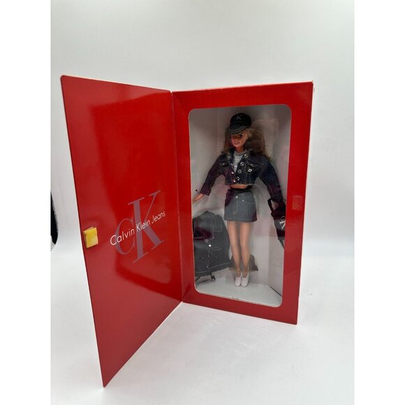 1996 Limited Edition Calvin Klein Jeans Bloomingdale's Barbie NIB NRFB #16211 - Picture 2 of 7